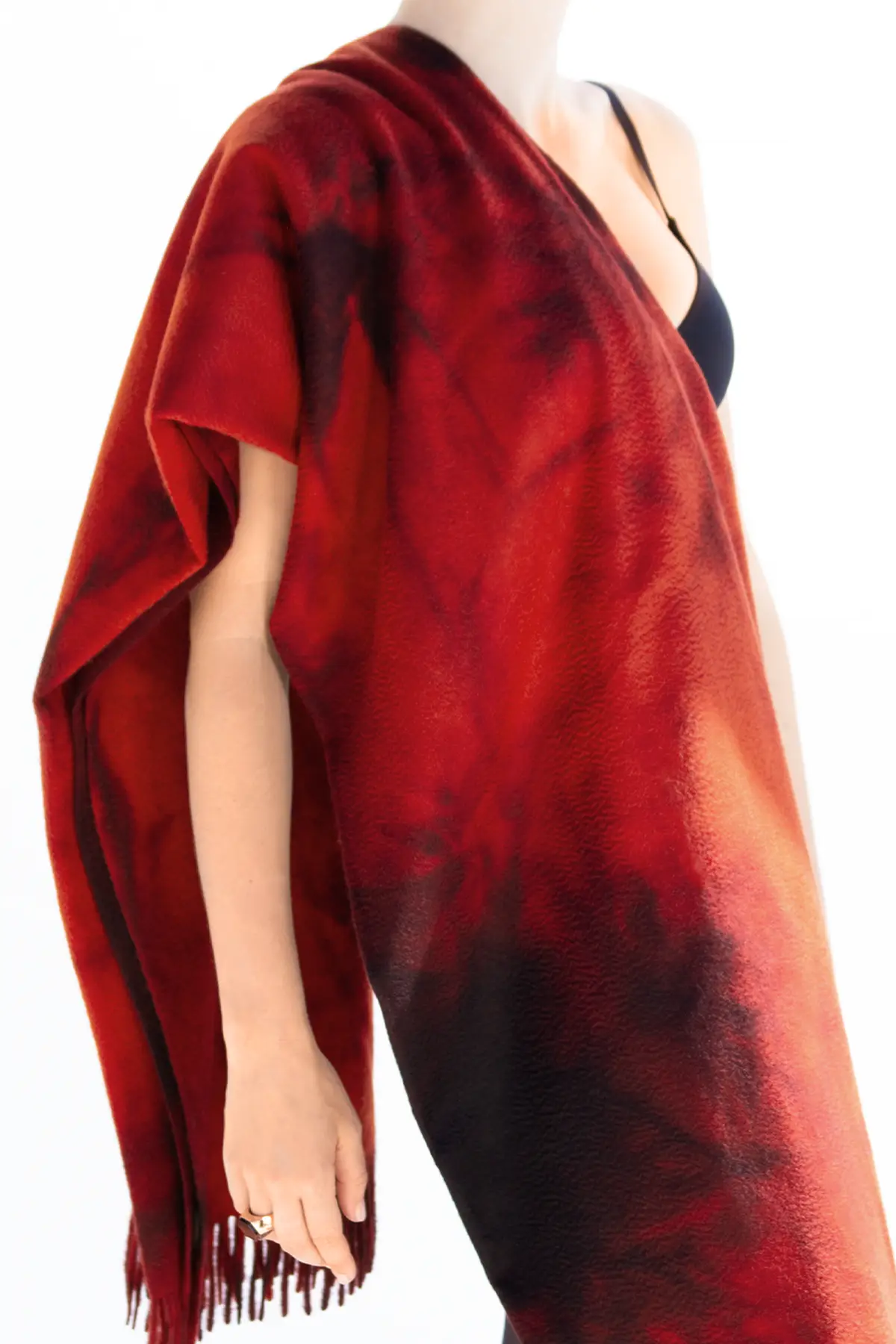 Cashmere Tie-Dye Blanket, 140x180cm 